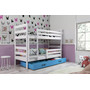 Gyerek emeletes ágy ERYK 80x160 cm - fehér Rözsaszín - galéria #4