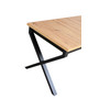 Összecsukható étkezőasztal IKON 1 - wotan tölgy/fekete lábak - galéria #3