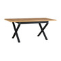 Összecsukható étkezőasztal IKON 1 - wotan tölgy/fekete lábak - galéria #2